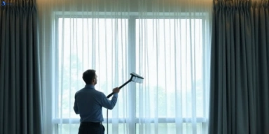 Commercial drapes cleaning service darling-vic hotels offices