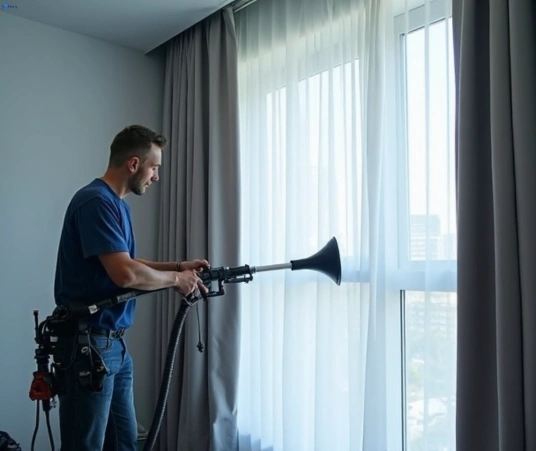 Professional drapes cleaning process tools Matty Curtain Cleaning darling-vic