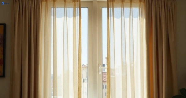 Dull dusty drapes in darling-vic before professional cleaning